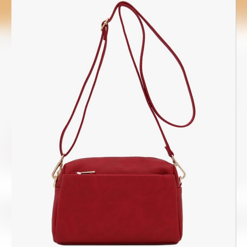 Red Crossbody Shoulder Bag